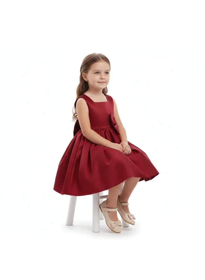 دىدانيالا فستان سهرة بفيونكة ساتان